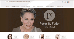 Desktop Screenshot of peterfodormd.com